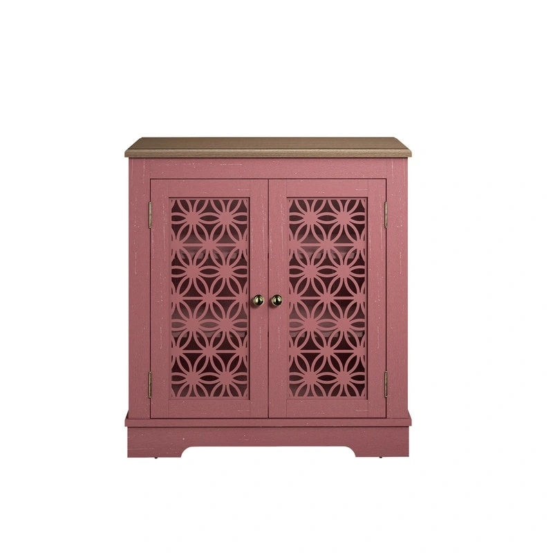 31 in. Rustic Bathroom Bedroom Accent Storage Cabinet