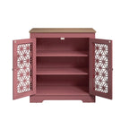 31 in. Rustic Bathroom Bedroom Accent Storage Cabinet